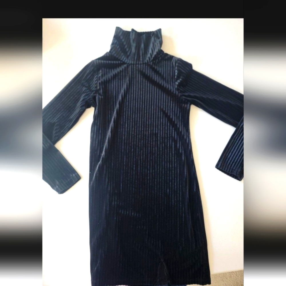 Black Velvet Dress for Girl-Youth